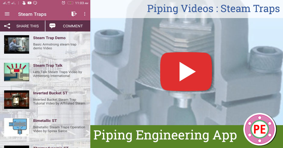 Piping Videos : Steam Traps – The Piping Engineering World