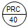 Pressure Recording Controller P&ID symbol