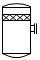 Knockout Drum P&ID symbol