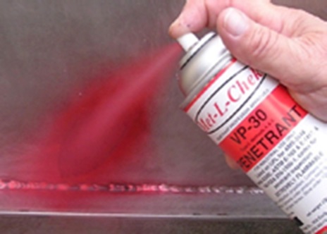 Penetrant Application for Dye Penetration Testing