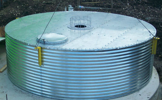 Flat Roof Storage Tank for Water