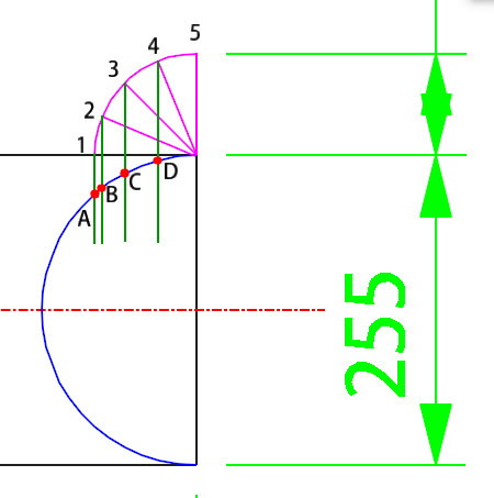 Lateral Stub In Template Calculation Step 6